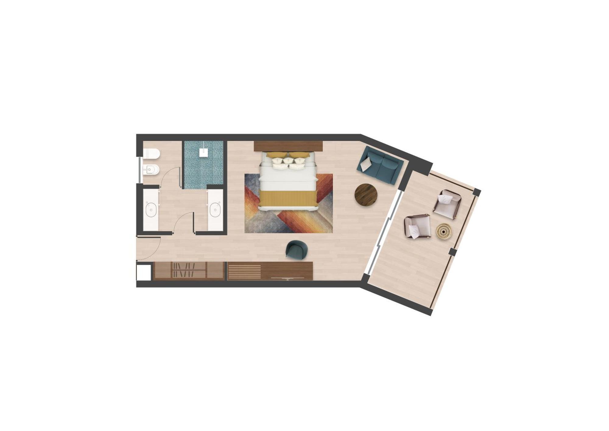 فندق The Mora Zanzibar ماتيموي المظهر الخارجي الصورة Floorplan of a typical suite
